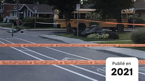 Un autobus scolaire heurte mortellement un cycliste à 